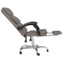 Taupe gray fabric reclining office chair by vidaXL, Office chairs - Ref: Foro24-349625, Price: 130,99 €, Discount: %