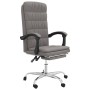 Silla de oficina reclinable de tela gris taupé de vidaXL, Sillas de oficina - Ref: Foro24-349645, Precio: 110,99 €, Descuento: %