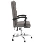 Silla de oficina reclinable de tela gris taupé de vidaXL, Sillas de oficina - Ref: Foro24-349645, Precio: 110,99 €, Descuento: %