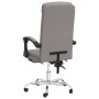 Silla de oficina reclinable de tela gris taupé de vidaXL, Sillas de oficina - Ref: Foro24-349645, Precio: 110,99 €, Descuento: %