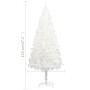 Beleuchteter Weihnachtsbaum mit Lichtern und Kugeln weiß 120 cm von vidaXL, Weihnachtsbäume - Ref: Foro24-3077718, Preis: 61,...