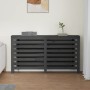 Solid gray pine wood radiator cover 153x19x84 cm by vidaXL, Accessories for heating radiators - Ref: Foro24-822603, Price: 10...