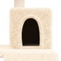 Rascador para gatos con postes de sisal color crema 82 cm de vidaXL, Mobiliario para gatos - Ref: Foro24-171663, Precio: 46,6...