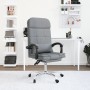 Silla de oficina reclinable con masaje de tela gris claro de vidaXL, Sillas de oficina - Ref: Foro24-349705, Precio: 108,89 €...