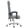 Silla de oficina reclinable con masaje de tela gris claro de vidaXL, Sillas de oficina - Ref: Foro24-349705, Precio: 108,89 €...