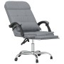 Silla de oficina reclinable con masaje de tela gris claro de vidaXL, Sillas de oficina - Ref: Foro24-349705, Precio: 108,89 €...