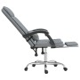 Silla de oficina reclinable con masaje de tela gris claro de vidaXL, Sillas de oficina - Ref: Foro24-349705, Precio: 108,89 €...