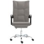 Silla de oficina reclinable de tela gris taupé de vidaXL, Sillas de oficina - Ref: Foro24-349749, Precio: 104,69 €, Descuento: %