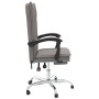 Silla de oficina reclinable de tela gris taupé de vidaXL, Sillas de oficina - Ref: Foro24-349749, Precio: 104,69 €, Descuento: %