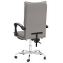 Silla de oficina reclinable de tela gris taupé de vidaXL, Sillas de oficina - Ref: Foro24-349749, Precio: 104,69 €, Descuento: %