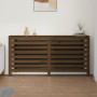 Solid pine wood radiator cover honey brown 169x19x84 cm by vidaXL, Accessories for heating radiators - Ref: Foro24-822609, Pr...