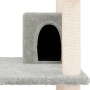 Cat scratching post with light gray sisal posts 162 cm by vidaXL, Cat furniture - Ref: Foro24-171634, Price: 76,08 €, Discoun...