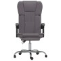 Silla de oficina reclinable cuero sintético gris de vidaXL, Sillas de oficina - Ref: Foro24-349621, Precio: 90,57 €, Descuent...