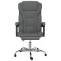 Silla de oficina reclinable de tela gris oscuro de vidaXL, Sillas de oficina - Ref: Foro24-349696, Precio: 114,66 €, Descuent...