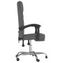 Silla de oficina reclinable de tela gris oscuro de vidaXL, Sillas de oficina - Ref: Foro24-349696, Precio: 114,66 €, Descuent...