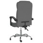 Silla de oficina reclinable de tela gris oscuro de vidaXL, Sillas de oficina - Ref: Foro24-349696, Precio: 114,66 €, Descuent...