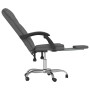 Silla de oficina reclinable de tela gris oscuro de vidaXL, Sillas de oficina - Ref: Foro24-349696, Precio: 114,66 €, Descuent...