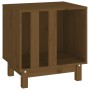 Cama para perros madera maciza pino marrón miel 50x40x52 cm de vidaXL, Casetas para perros - Ref: Foro24-822474, Precio: 67,9...