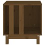 Cama para perros madera maciza pino marrón miel 50x40x52 cm de vidaXL, Casetas para perros - Ref: Foro24-822474, Precio: 67,9...