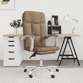 Brown Fabric Reclining Office Chair by vidaXL, Office chairs - Ref: Foro24-349636, Price: 108,21 €, Discount: %