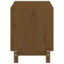 Cama para perros madera maciza pino marrón miel 50x40x52 cm de vidaXL, Casetas para perros - Ref: Foro24-822474, Precio: 67,9...