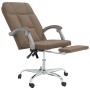 Brown Fabric Reclining Office Chair by vidaXL, Office chairs - Ref: Foro24-349636, Price: 108,08 €, Discount: %