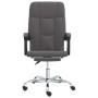 Silla de oficina reclinable cuero sintético gris de vidaXL, Sillas de oficina - Ref: Foro24-349641, Precio: 81,47 €, Descuent...