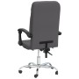 Silla de oficina reclinable cuero sintético gris de vidaXL, Sillas de oficina - Ref: Foro24-349641, Precio: 81,47 €, Descuent...