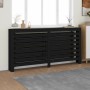 Solid black pine wood radiator cover 169x19x84 cm by vidaXL, Accessories for heating radiators - Ref: Foro24-822610, Price: 1...