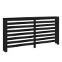 Solid black pine wood radiator cover 169x19x84 cm by vidaXL, Accessories for heating radiators - Ref: Foro24-822610, Price: 1...