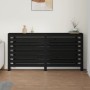 Solid black pine wood radiator cover 169x19x84 cm by vidaXL, Accessories for heating radiators - Ref: Foro24-822610, Price: 1...