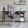 Reclining office chair in gray synthetic leather by vidaXL, Office chairs - Ref: Foro24-349755, Price: 89,16 €, Discount: %