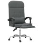 Silla de oficina reclinable con masaje de tela gris oscuro de vidaXL, Sillas de oficina - Ref: Foro24-349706, Precio: 123,99 ...