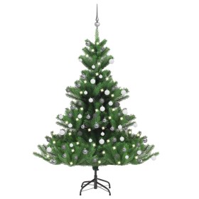 Nordmann fir Christmas tree with green LEDs and balls 150 cm by vidaXL, Christmas trees - Ref: Foro24-3077731, Price: 109,88 ...