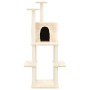 Cat scratching post with cream sisal posts 144.5 cm by vidaXL, Cat furniture - Ref: Foro24-171630, Price: 58,99 €, Discount: %