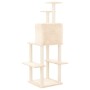 Cat scratching post with cream sisal posts 144.5 cm by vidaXL, Cat furniture - Ref: Foro24-171630, Price: 58,99 €, Discount: %