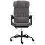 Silla de oficina reclinable cuero sintético gris de vidaXL, Sillas de oficina - Ref: Foro24-349735, Precio: 135,96 €, Descuen...