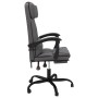 Silla de oficina reclinable cuero sintético gris de vidaXL, Sillas de oficina - Ref: Foro24-349735, Precio: 135,96 €, Descuen...