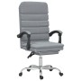 Light Gray Fabric Massage Reclining Office Chair by vidaXL, Office chairs - Ref: Foro24-349725, Price: 100,78 €, Discount: %