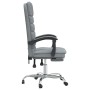 Light Gray Fabric Massage Reclining Office Chair by vidaXL, Office chairs - Ref: Foro24-349725, Price: 100,78 €, Discount: %