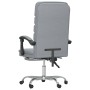 Light Gray Fabric Massage Reclining Office Chair by vidaXL, Office chairs - Ref: Foro24-349725, Price: 100,78 €, Discount: %