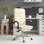 Cream-colored synthetic leather massage reclining office chair by vidaXL, Office chairs - Ref: Foro24-349730, Price: 91,69 €,...