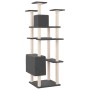 Cat scratching post with dark gray sisal posts 162 cm by vidaXL, Cat furniture - Ref: Foro24-171635, Price: 76,08 €, Discount: %