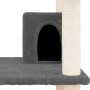 Cat scratching post with dark gray sisal posts 162 cm by vidaXL, Cat furniture - Ref: Foro24-171635, Price: 76,08 €, Discount: %