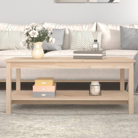 Solid pine wood coffee table 110x55x45 cm by vidaXL, Coffee table - Ref: Foro24-822272, Price: 97,16 €, Discount: %