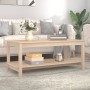 Solid pine wood coffee table 110x55x45 cm by vidaXL, Coffee table - Ref: Foro24-822272, Price: 97,16 €, Discount: %