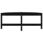 Mesa de centro de madera maciza de pino negro 118x63x45 cm de vidaXL, Mesas de centro - Ref: Foro24-822321, Precio: 53,72 €, ...