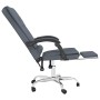 Silla de oficina reclinable con masaje terciopelo gris oscuro de vidaXL, Sillas de oficina - Ref: Foro24-349663, Precio: 121,...