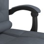 Silla de oficina reclinable con masaje terciopelo gris oscuro de vidaXL, Sillas de oficina - Ref: Foro24-349663, Precio: 121,...