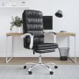 Silla de oficina reclinable cuero sintético negro de vidaXL, Sillas de oficina - Ref: Foro24-349653, Precio: 89,65 €, Descuen...